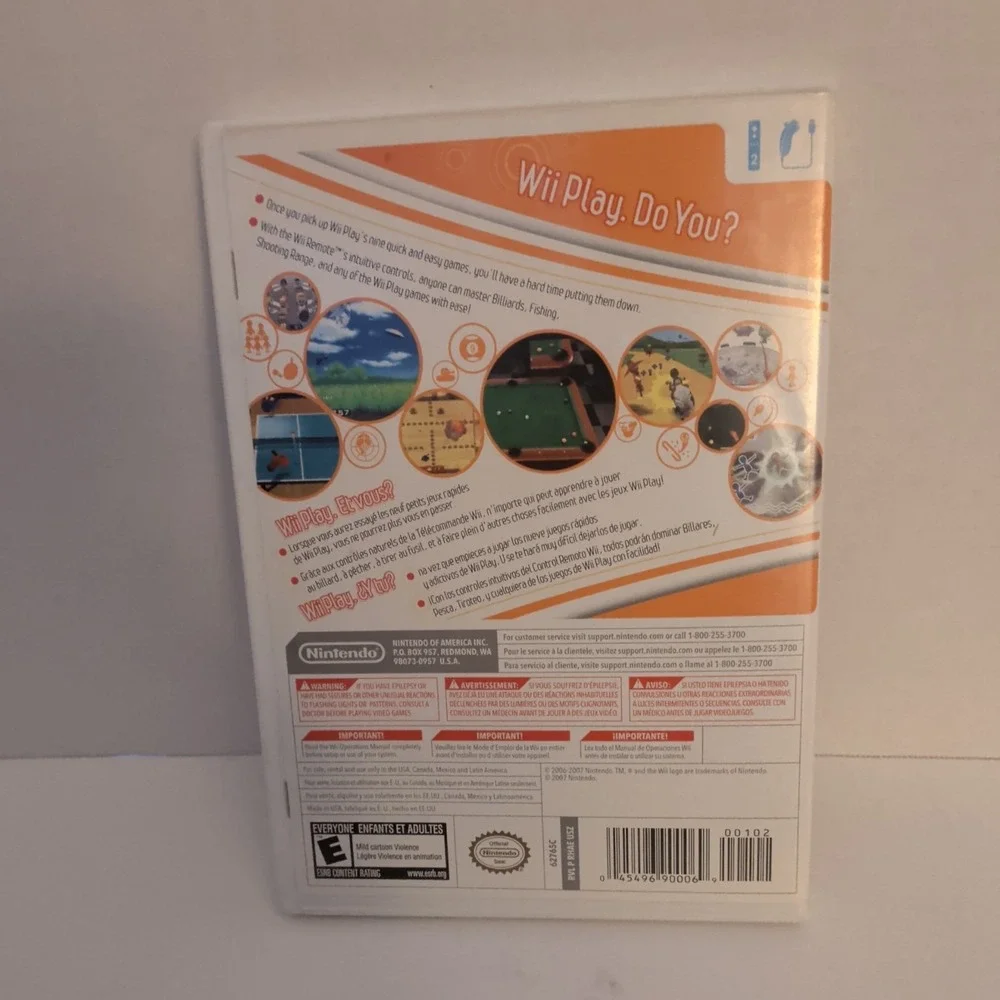 Wii Play Nintendo Wii Game CIB Complete with Manual RVL-P-RHAE-USZ